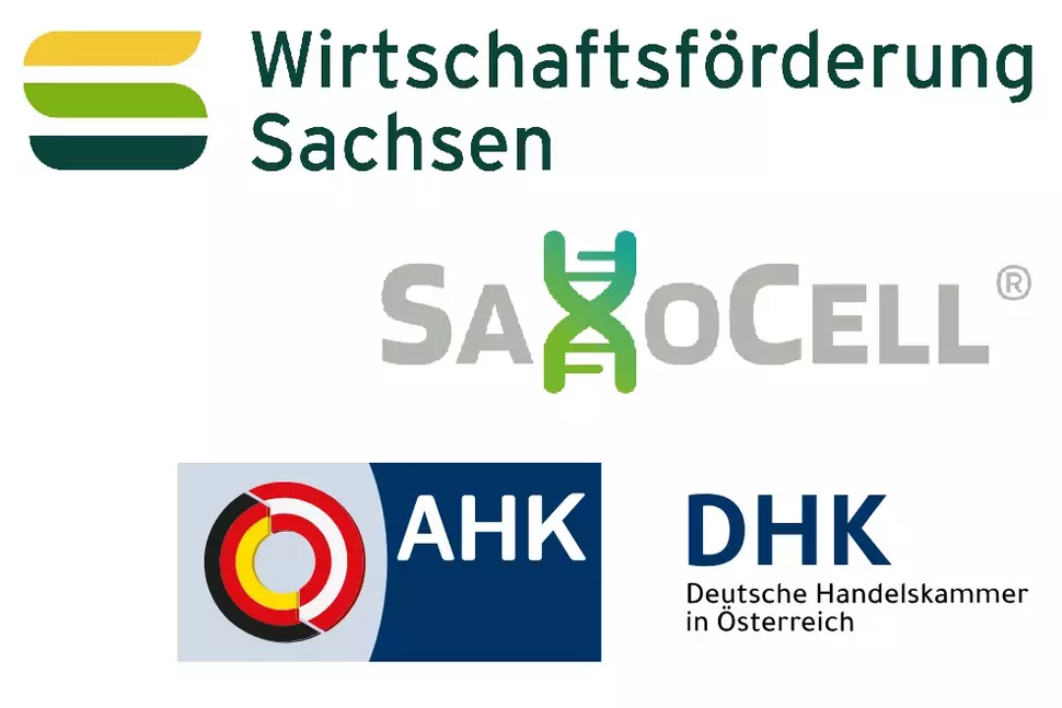 Logos WFS, SaxoCell, AHK Österreich
