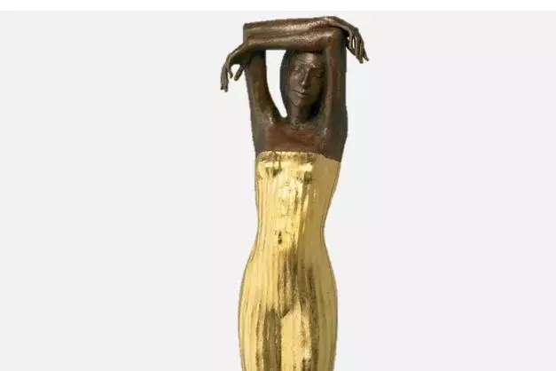 "Die Träumende" eine Bronzeskulptur der Bildhauerin Małgorzata Chodakowska, wird den Preisträgern verliehen. (Quelle: www.unternehmerpreis.de)
