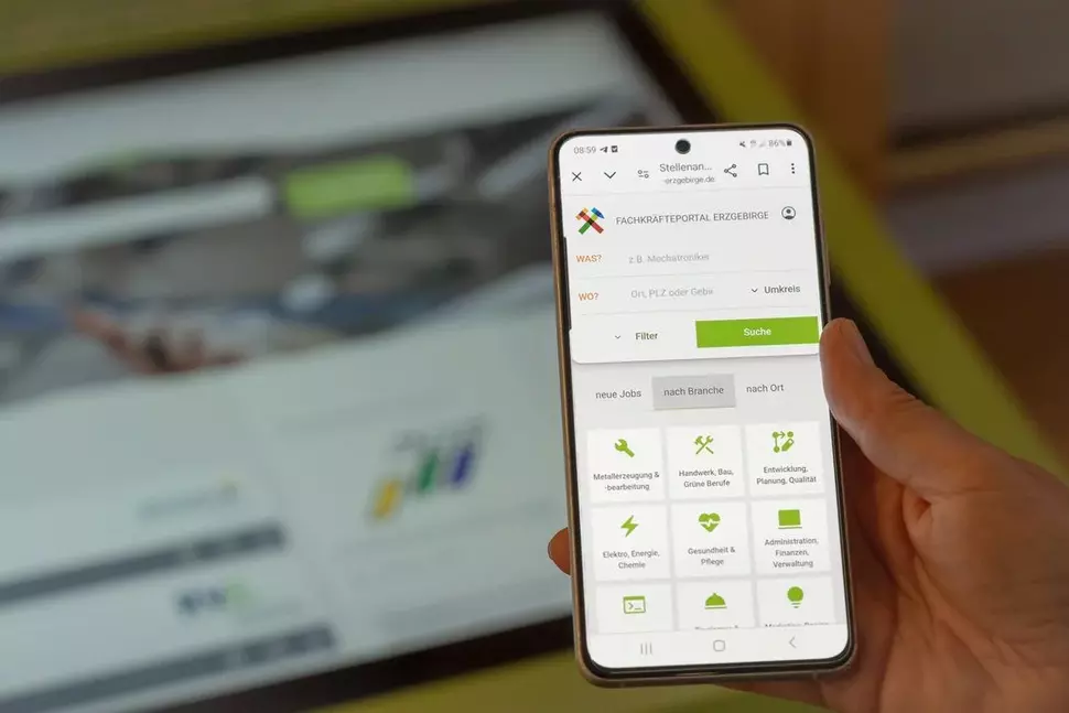 Das Fachkräfte-Portal Erzgebirge 