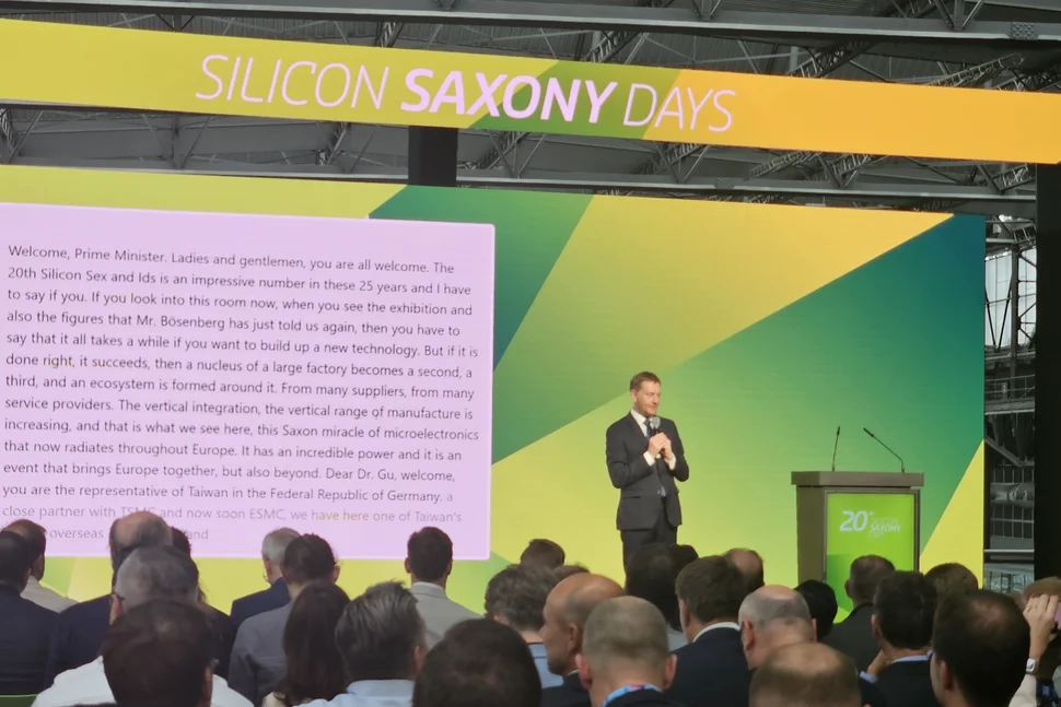 Eröffnung der Silicon Saxony Days durch Ministerpräsident Kretschmer