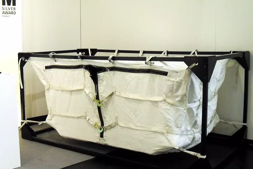 Explosionsfester textiler Luftfrachtcontainer