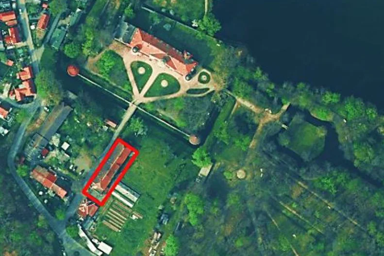 Luftaufnahme Rentamt in der Anlage Schloss Hermsdorf 