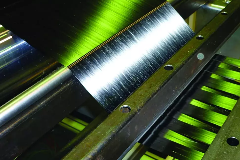 Detailblick auf eine Maschine