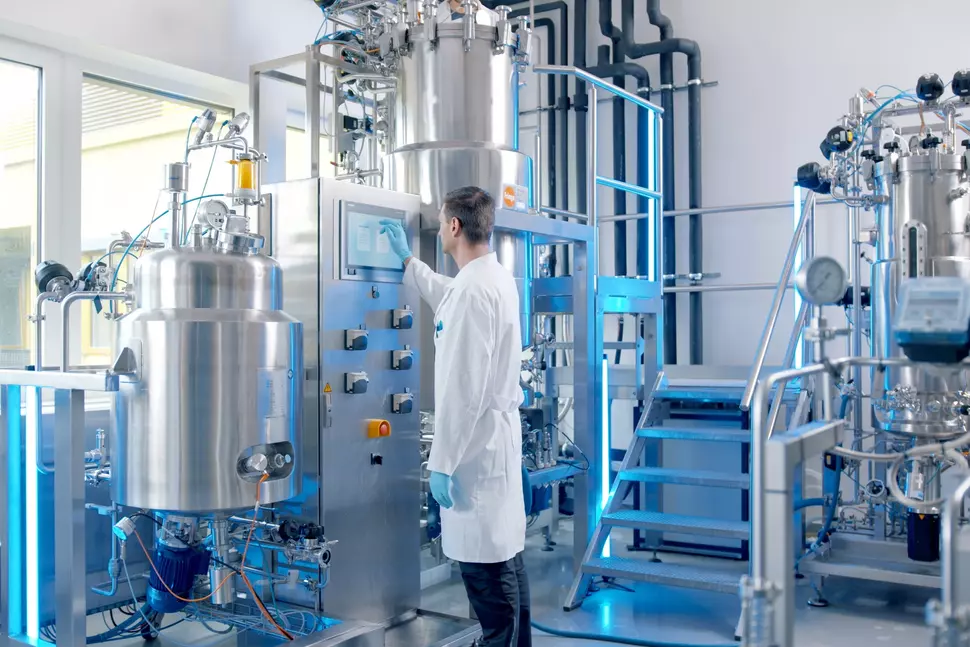 In der Produktion bei c-LEcta Leipzig