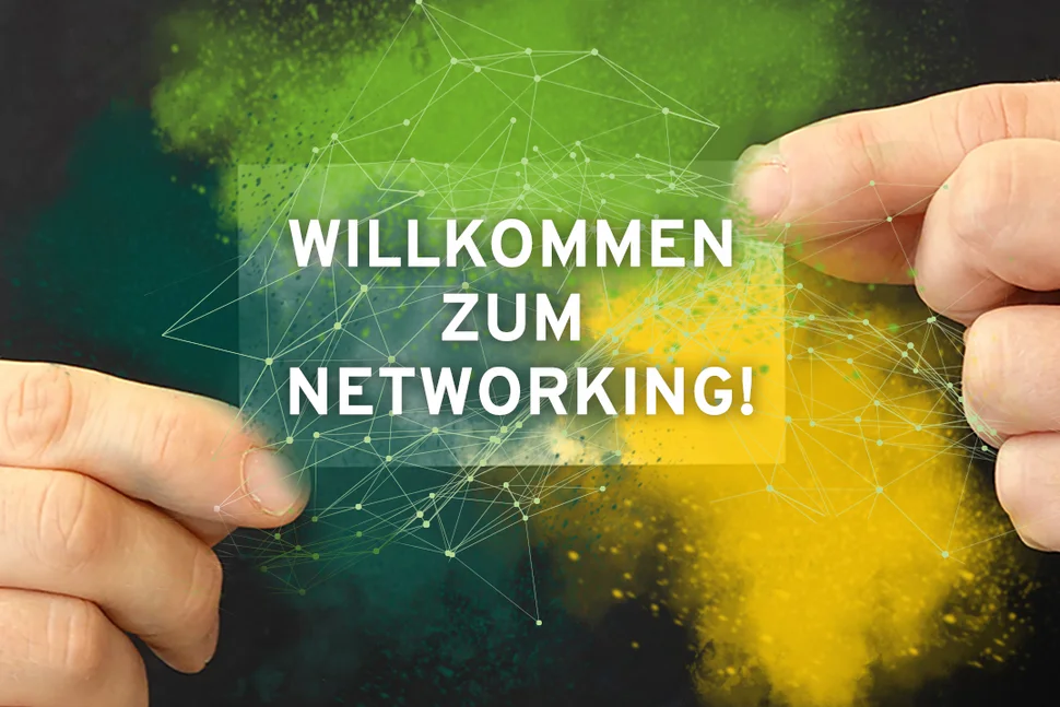 Visitenkarte "Willkommen zum Networking"