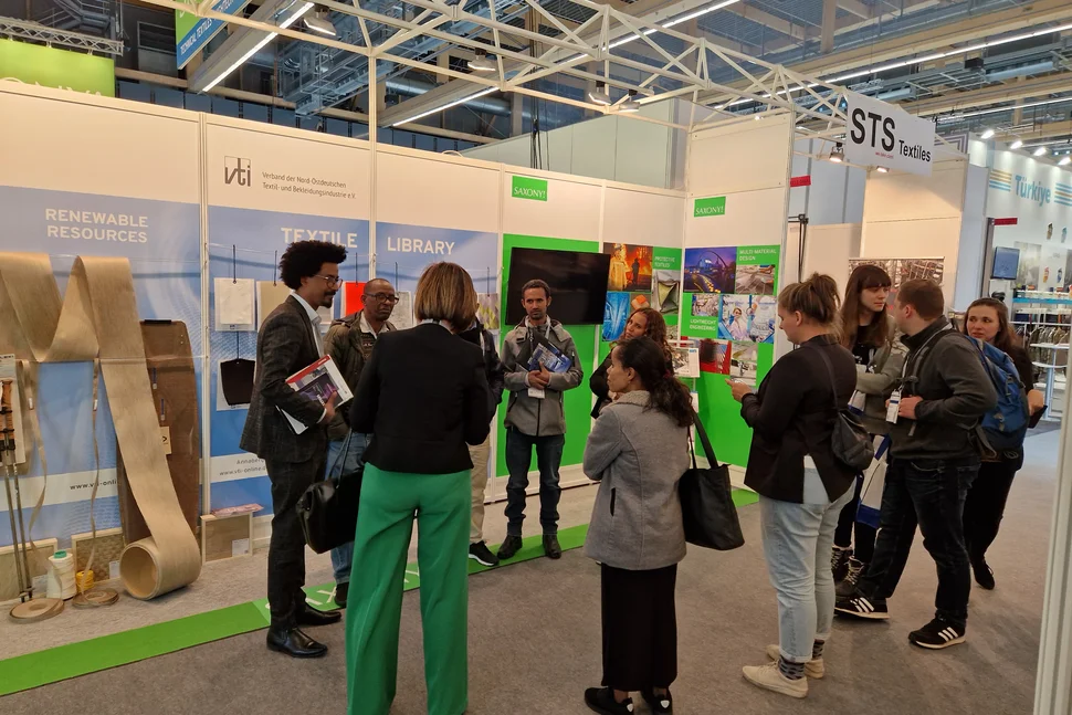 Gemeinschaftsstand auf der TechTextil 2024
