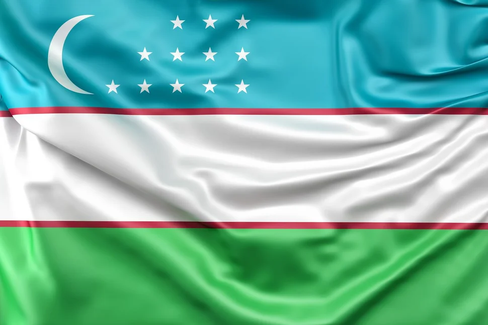 Usbekistan Fahne