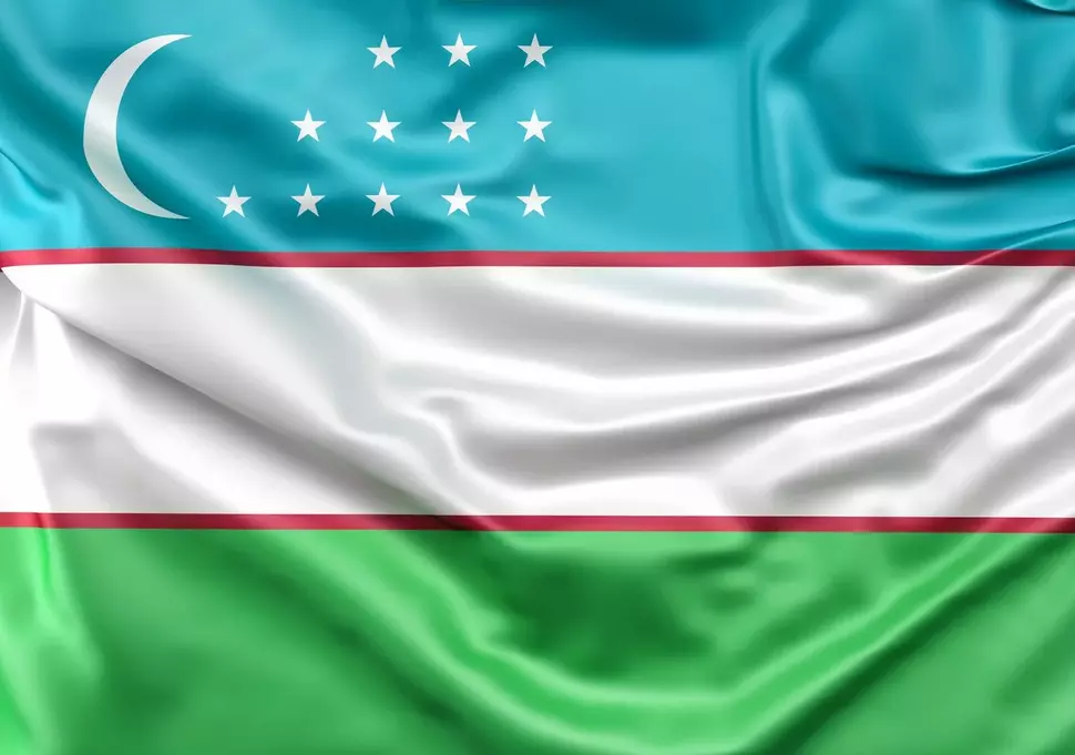 Usbekistan Fahne