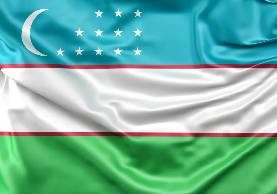 Usbekistan Fahne