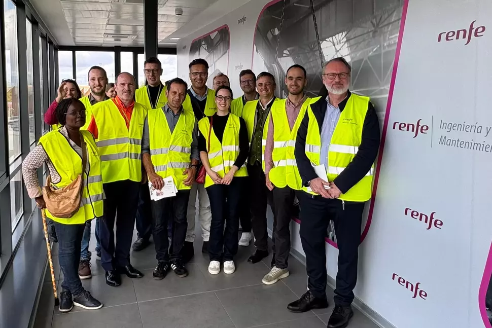 Marktsondierungsreise Bahntechnik Spanien 20.-24.10.2025, Besuch der Delegation bei renfe