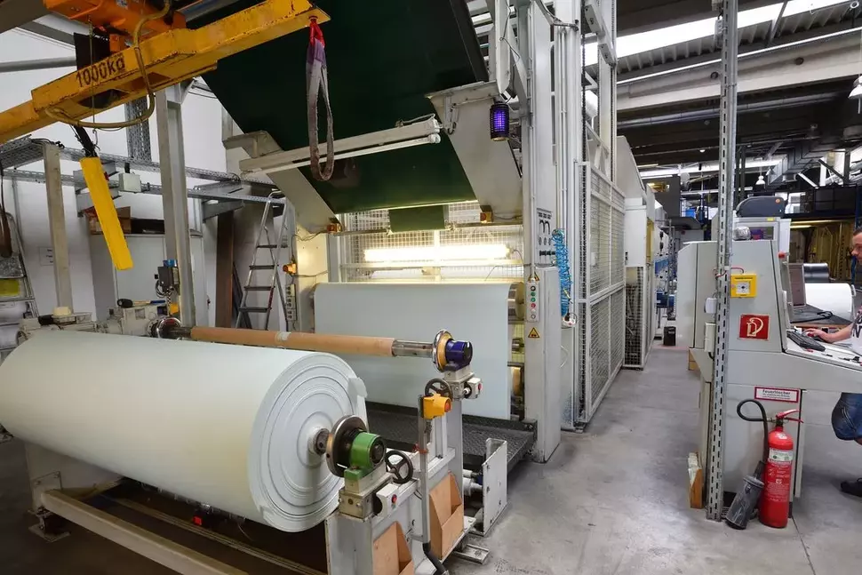 Ein Blick in die Produktion bei VOWALON in Treuen