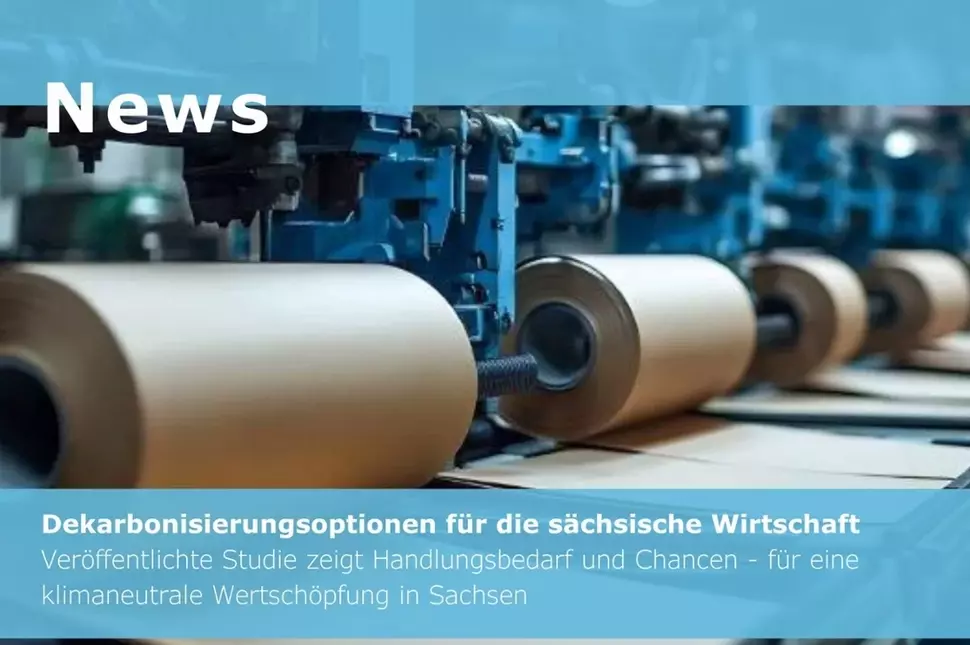 Visualisierung veröffentlichte Studie zur Dekarbonisierung